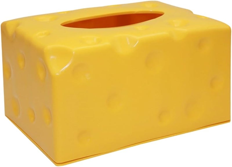 صندوق مناديل على شكل جبنة صفراء مبتكرة لحامل منظم ورق طاولة الطعام - Image 1